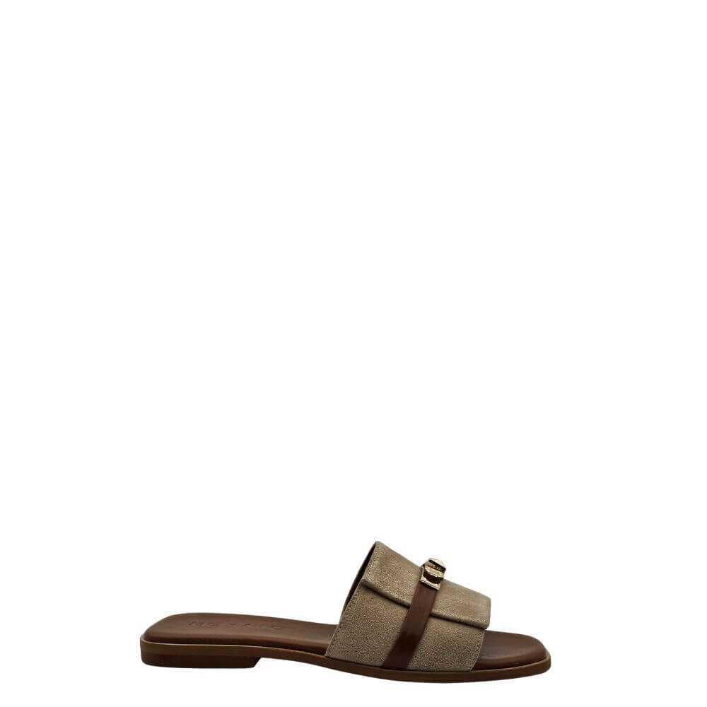 Mosaic Padlock/cam ciabatta donna beige-p/e 2025