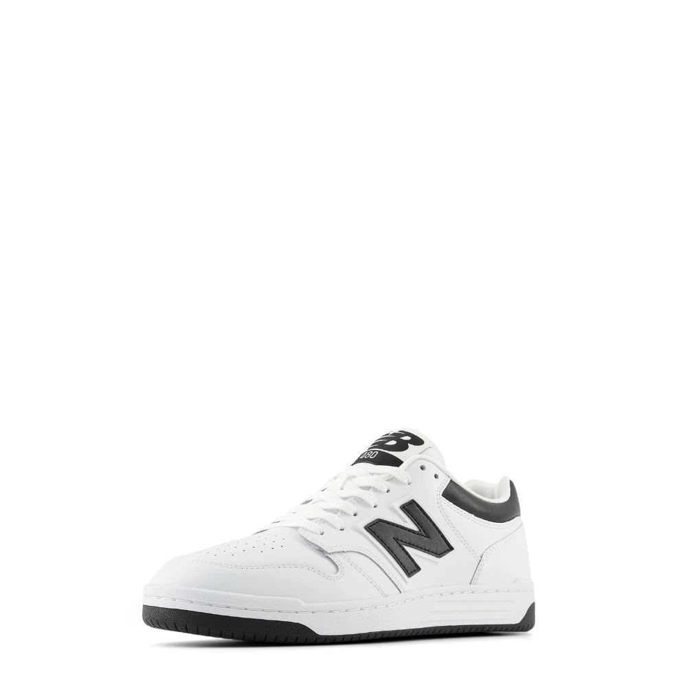New balance BB480LBK-sneakers unisex bianco/nero- p/e 2024