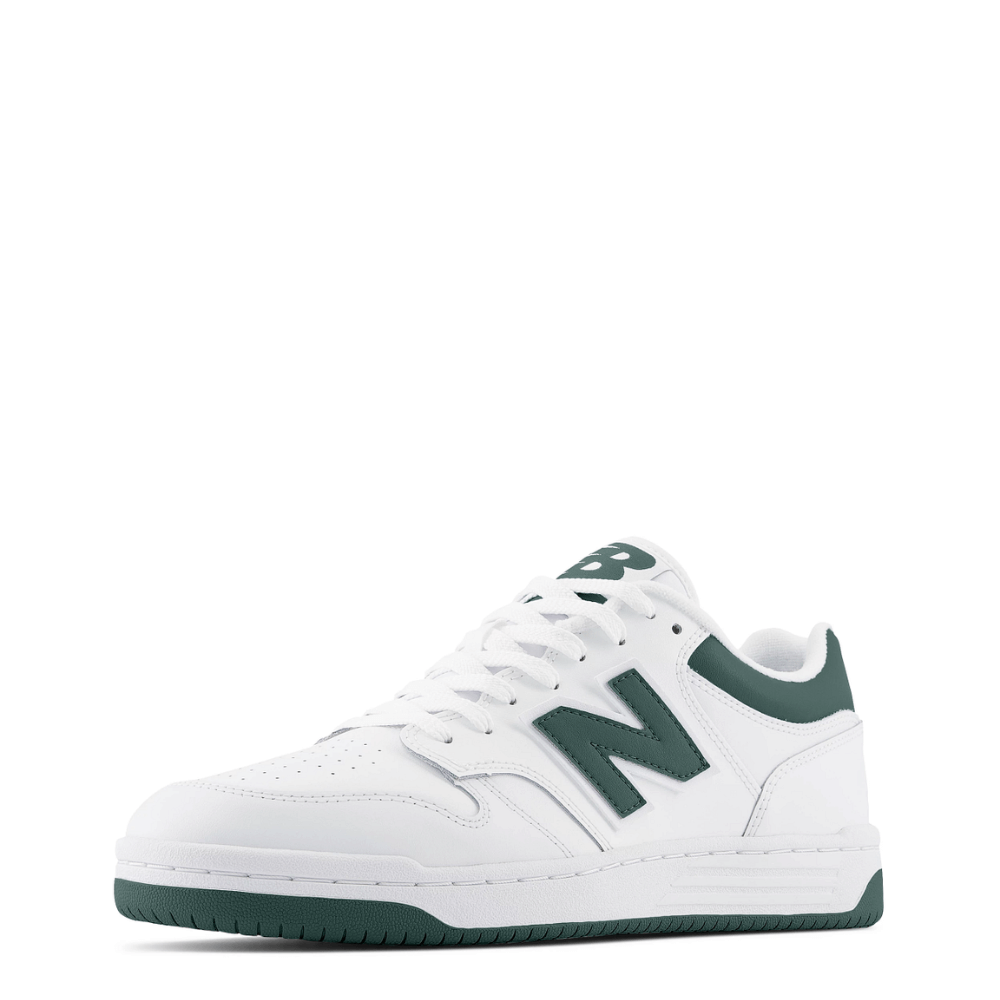 New Balance BB480NG- sneaker uomo donna bianca verde - p/e 2023