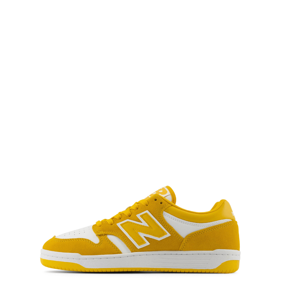 New Balance BB480LWA scarpa lifestyle sneaker unisex yellow white  - a/i 2023