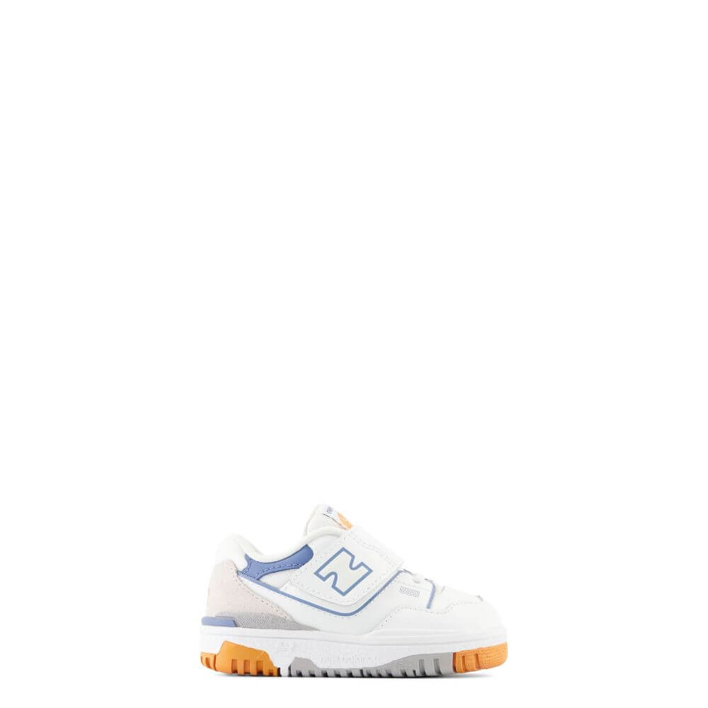 New Balance IHB550CH -sneaker kid bambino white con mercury blue-a/i 2023