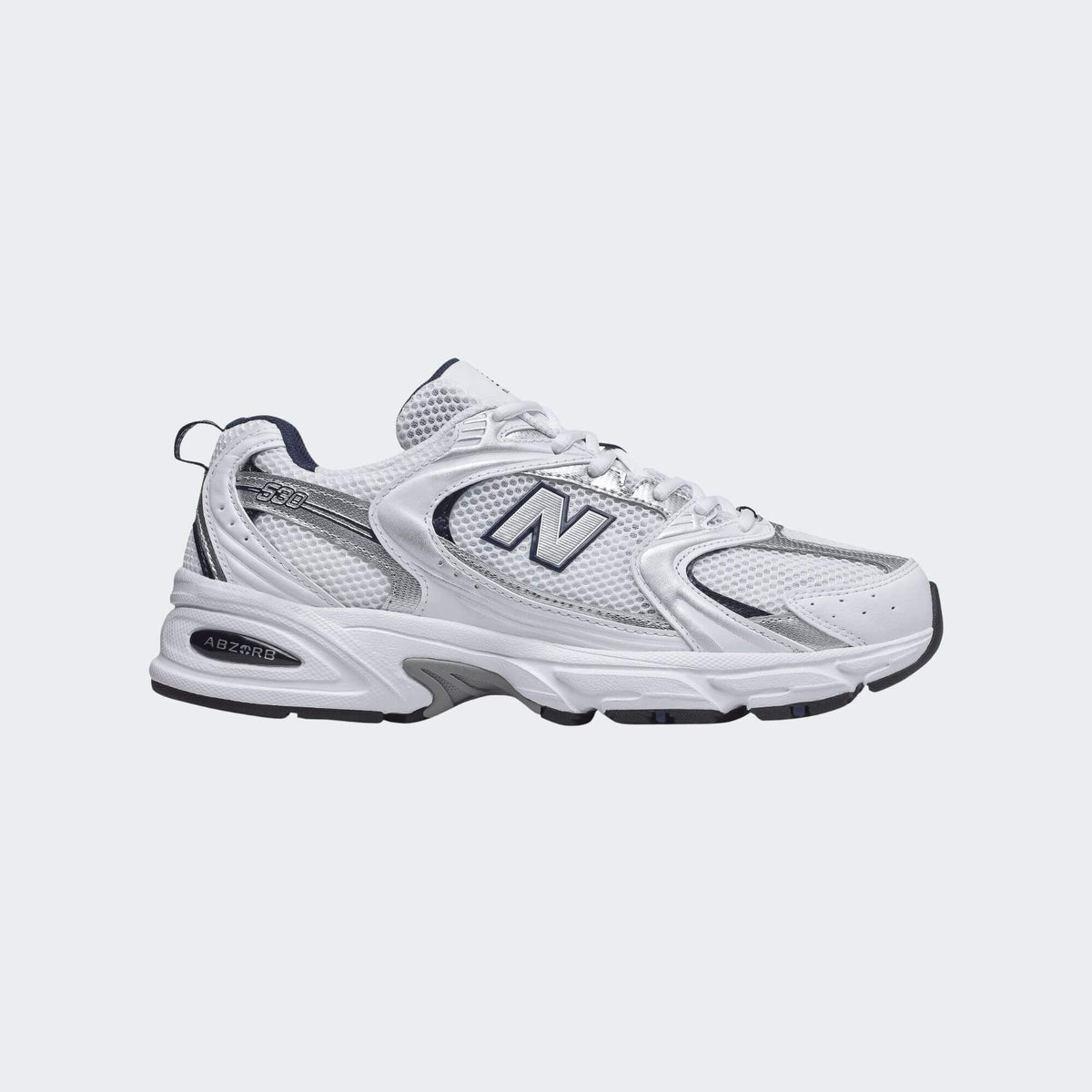 New Balance MR530SG sneakers unisex bianco/argento- a/i 2025