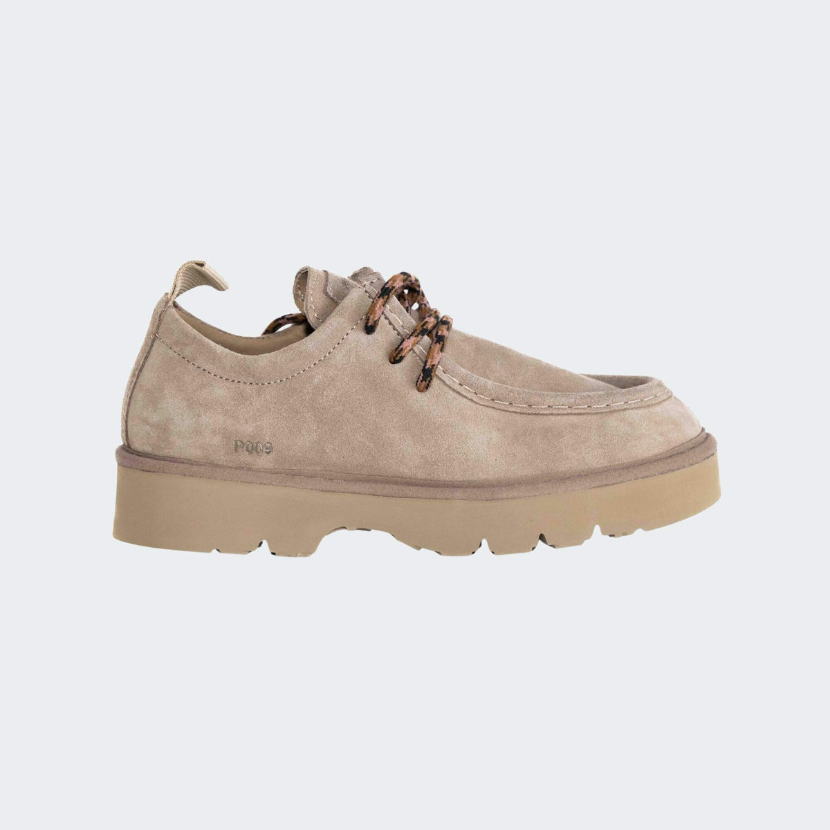 Panchic P009 scarpa donna stringata platform camoscio beige -a/i 2025