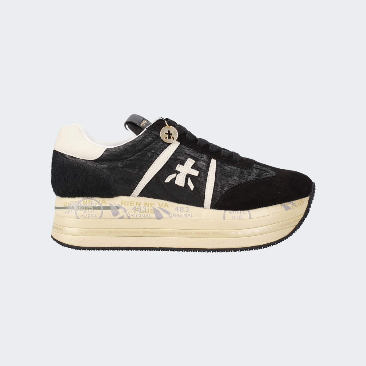 Premiata beth var. 7740 sneakers donna nera-a/i 2025