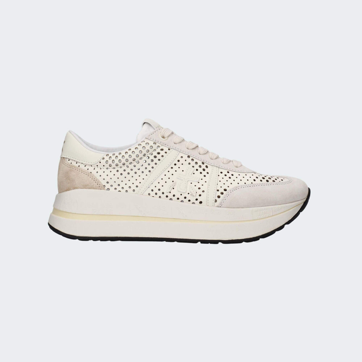 PREMIATA BETHCOIN var.8171 sneakers donna bianco in pelle traforata -p/e 2026