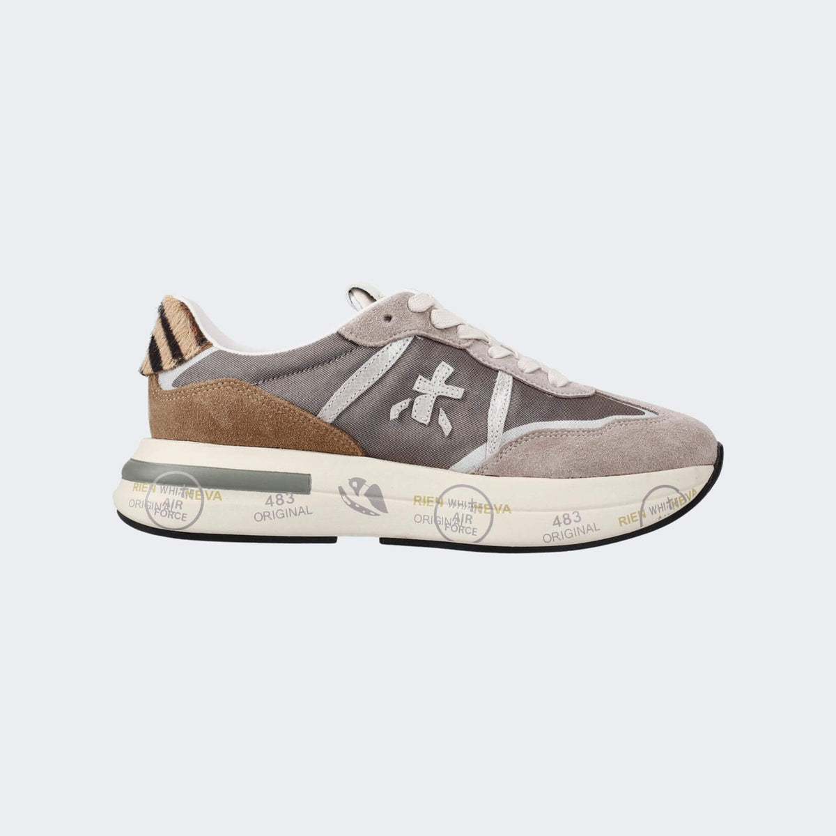 Premiata cassie var. 7675 sneakers donna beige-a/i 2025