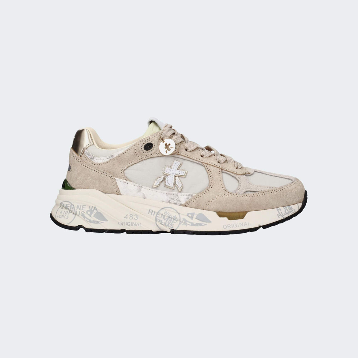 PREMIATA MASED var.8116 sneakers donna in suede beige-p/e 2026