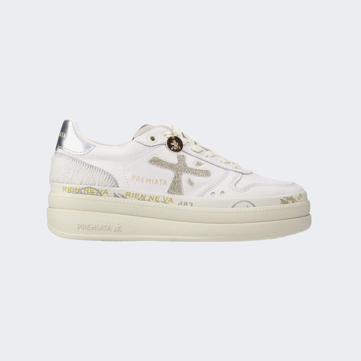 Premiata micol var.7750 sneakers donna bianca-a/i 2025
