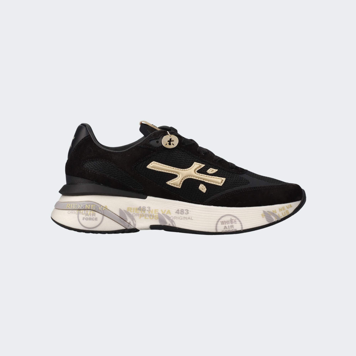 Premiata moerund var. 7799 sneakers donna nera - a/i 2025