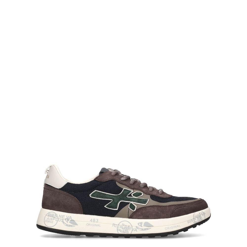 Premiata Nous var 6858 sneakers uomo beige/blu - A/I 2024