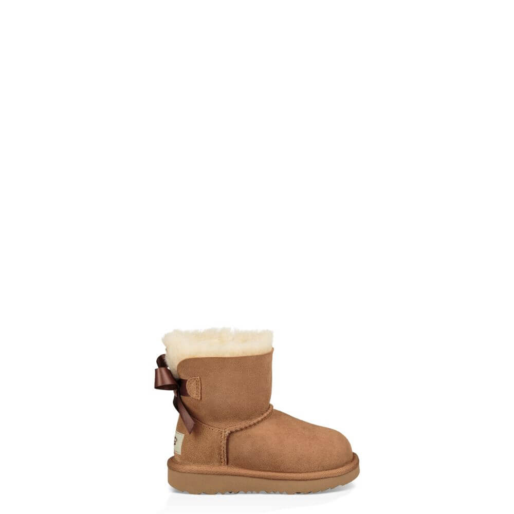 Ugg mini bailey bow II stivaletto bambina chestnut  1017397t - a/i 2024