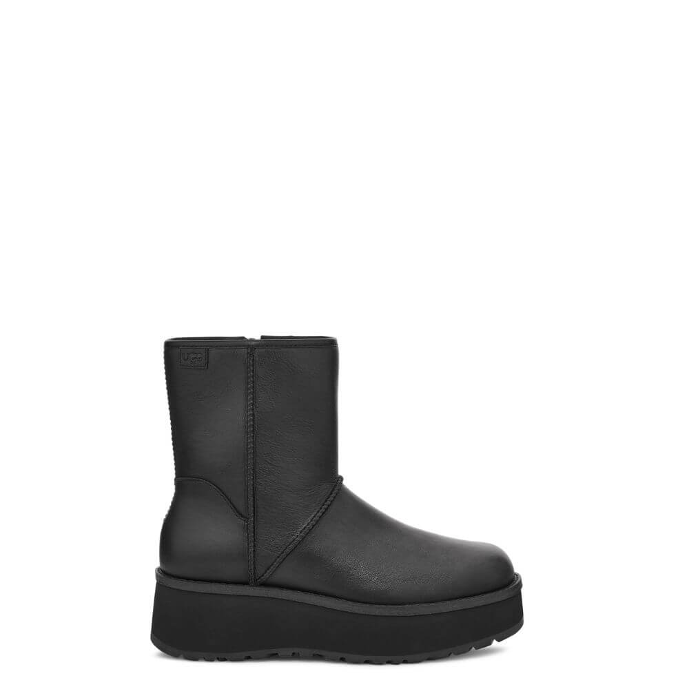 Ugg Cityfun-mid 1162990 tronchetto donna nero zeppa- A/I 2024