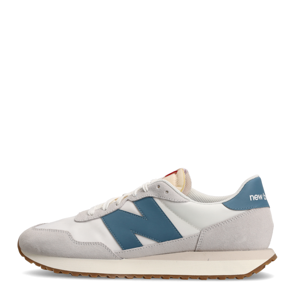 New balance Ms237gd scarpa sneakers uomo bianco azzurro