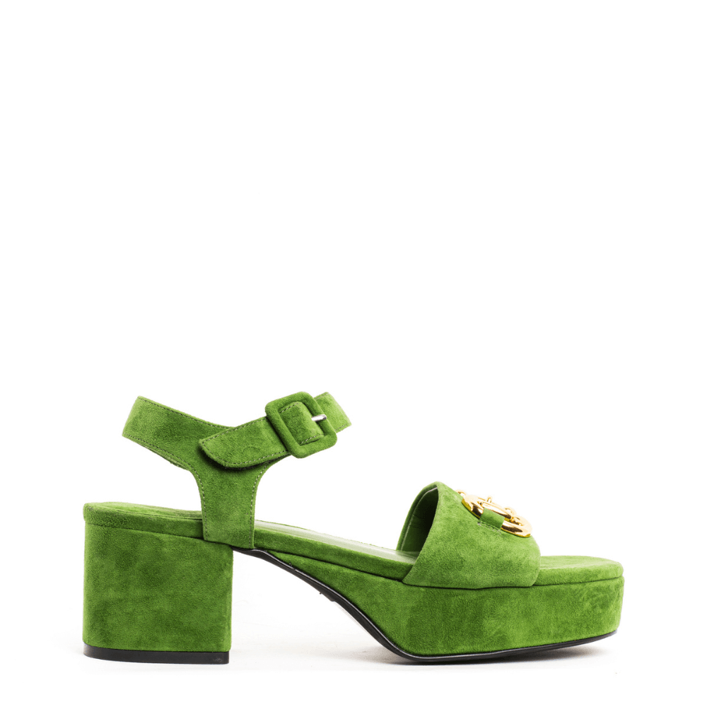 Jeffrey Campbell timeless sandalo donna camoscio verde - p/e 2023