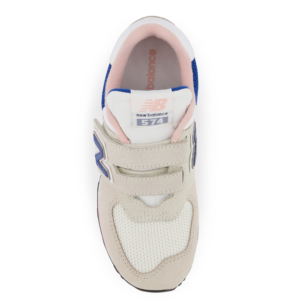 New balance 574 ps lifestyle beige sneaker strappo bambina