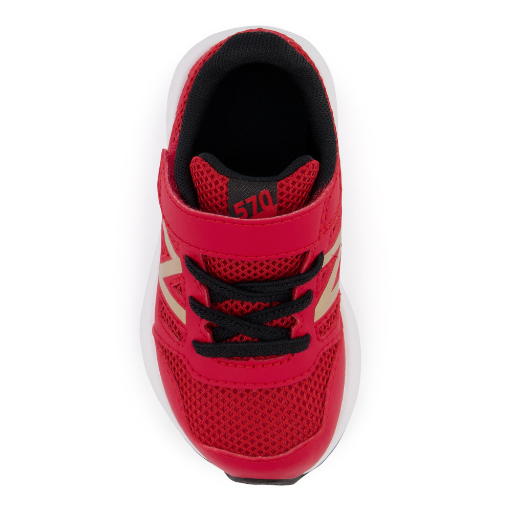 New balance 570Rg2 scarpa sneaker bambino rossa strappo lacci