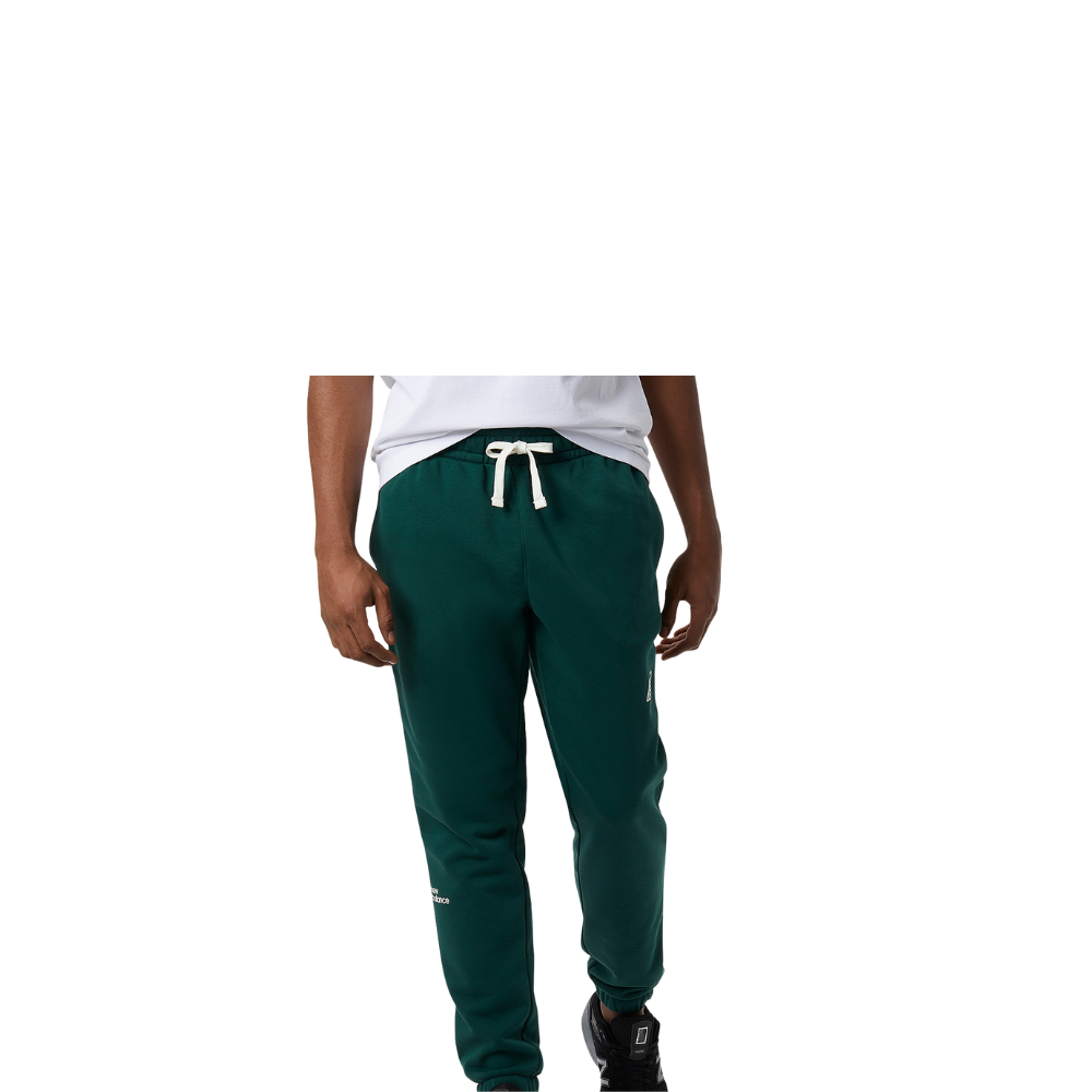 New balance mp23504 nwg pantalone felpa verde uomo - collezione 2022