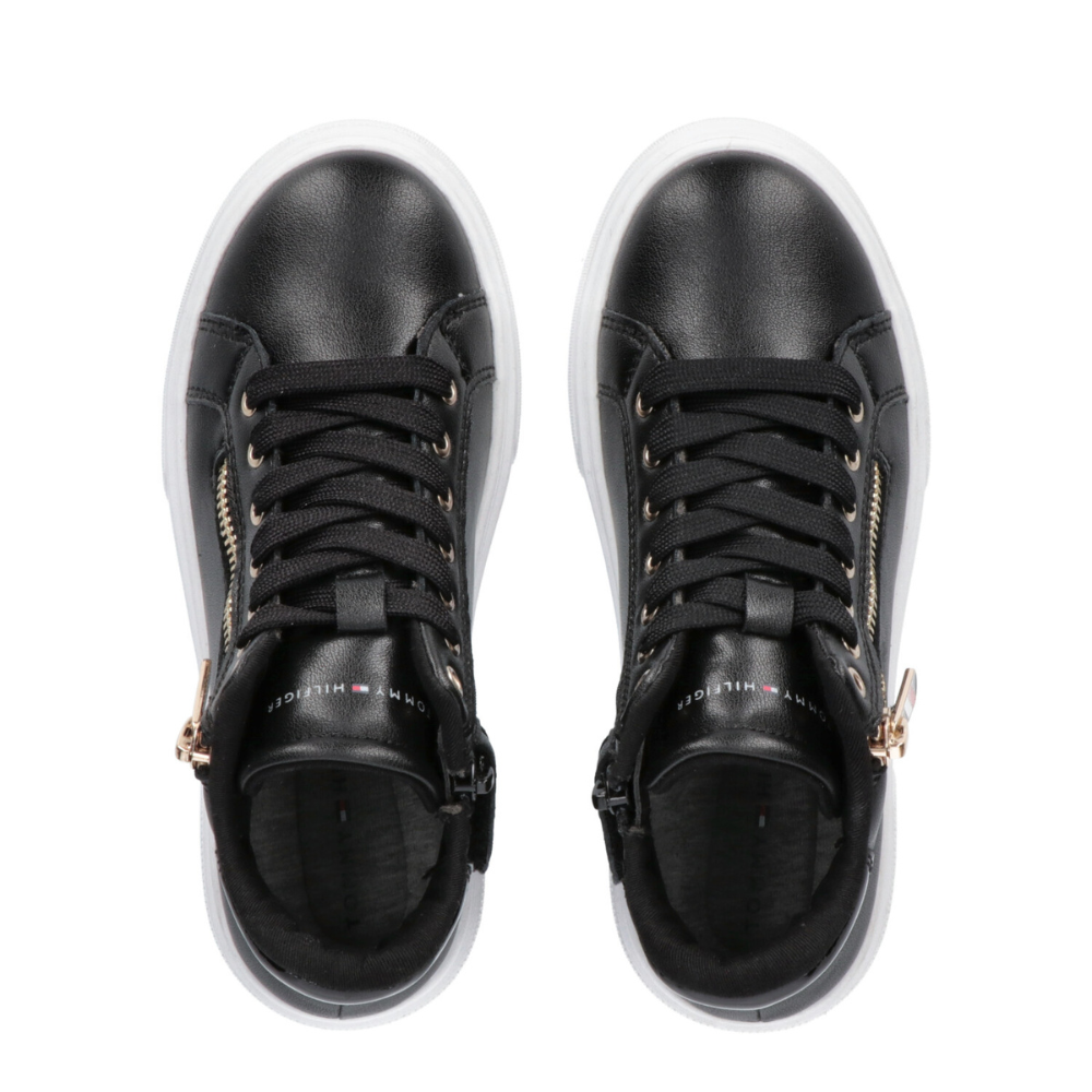 Tommy Hilfiger sneaker alta allacciata nera T3A9-32317-1434999 - Collezione 2022